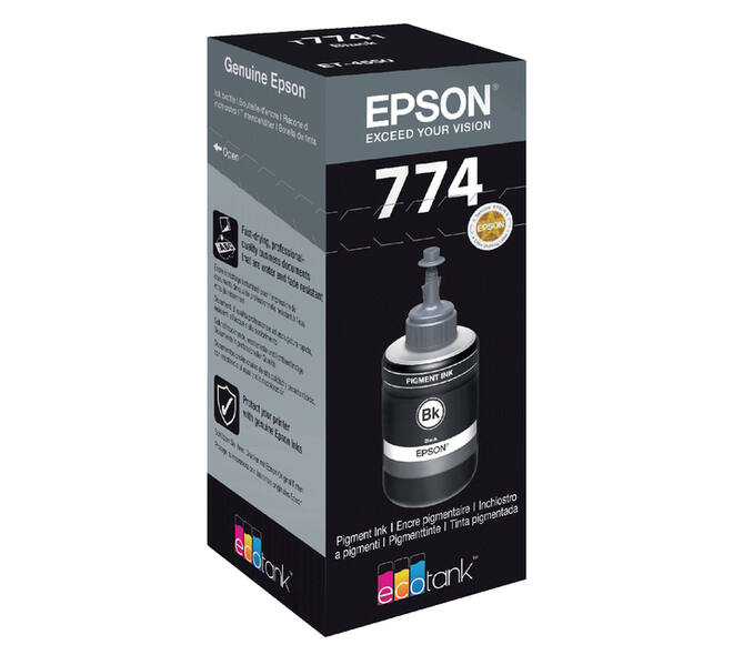 Navulinkt Epson 774 T7741 zwart
