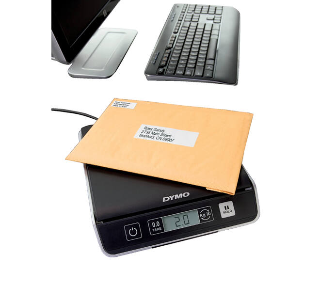 Pakketweger Dymo M5 digitaal tot 5000 gram zwart