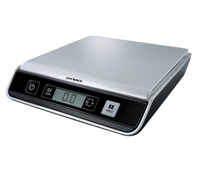 Pakketweger Dymo M10 digitaal tot 10 kilogram zilver/zwart