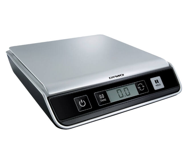Pakketweger Dymo M10 digitaal tot 10 kilogram zilver/zwart