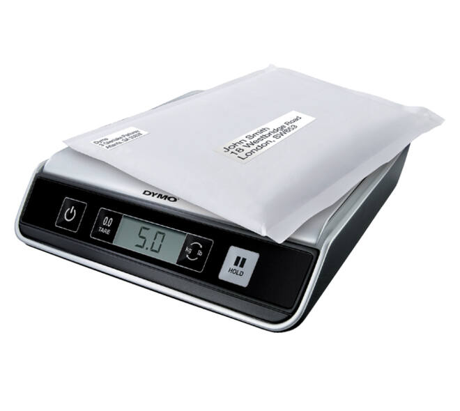 Pakketweger Dymo M10 digitaal tot 10 kilogram zilver/zwart