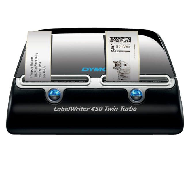 Labelprinter Dymo LabelWriter 450 Twin Turbo desktop zwart