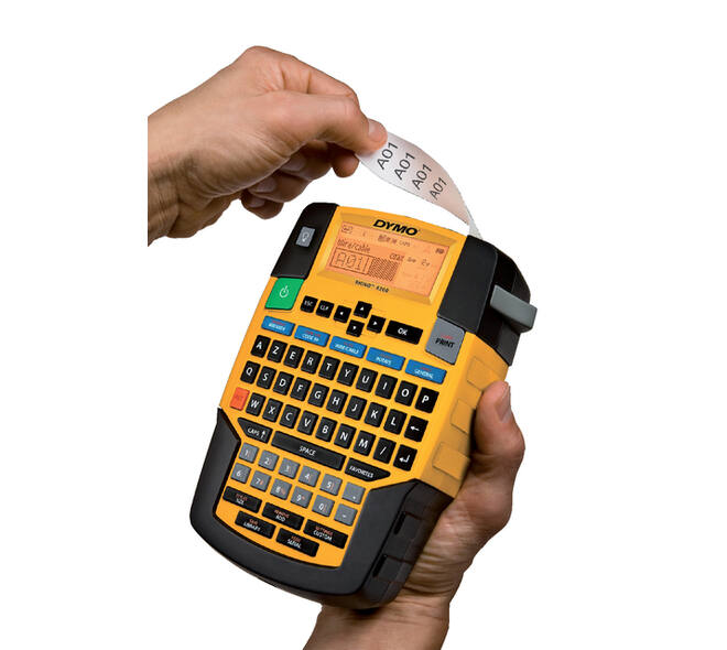 Labelprinter Dymo Rhino 4200 industrieel azerty 19mm geel