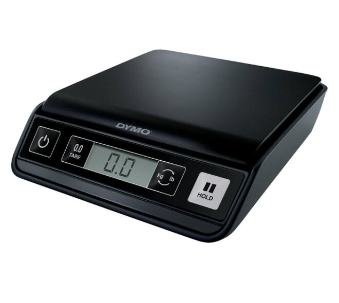 Briefweger Dymo M2 digitaal tot 2000 gram zwart