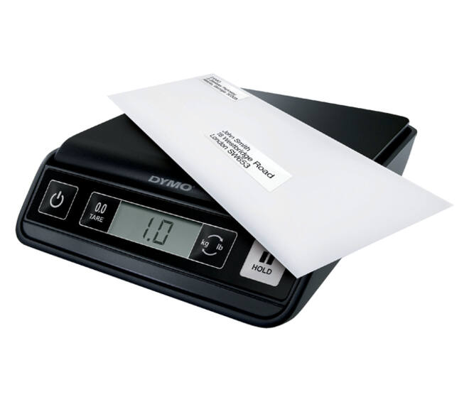 Briefweger Dymo M2 digitaal tot 2000 gram zwart