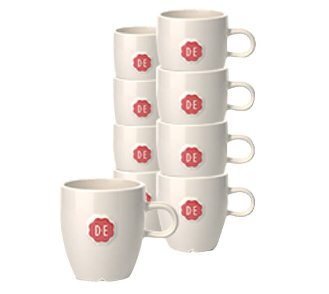 Kopje Douwe Egberts Lungo 180ml wit