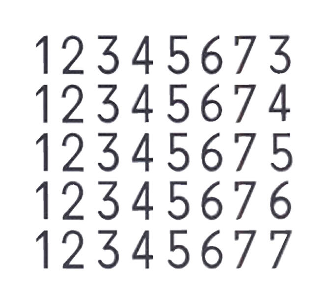 Numeroteur Reiner B2 Block 5.5mm 6 cijfers