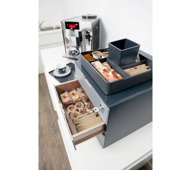 Coffee Point Box Durable 3385-58 antraciet-lichtgrijs