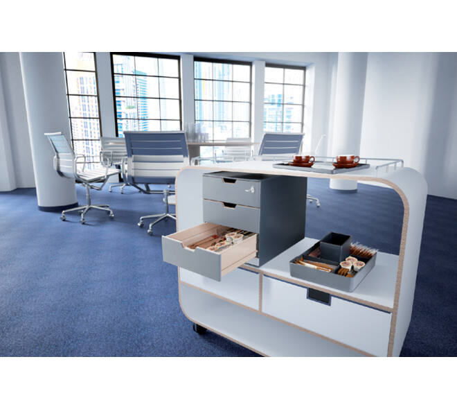 Coffee Point Box Durable 3385-58 antraciet-lichtgrijs