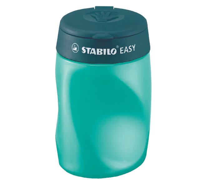Puntenslijper STABILO Easy 4501 3 in 1 linkshandig petrol