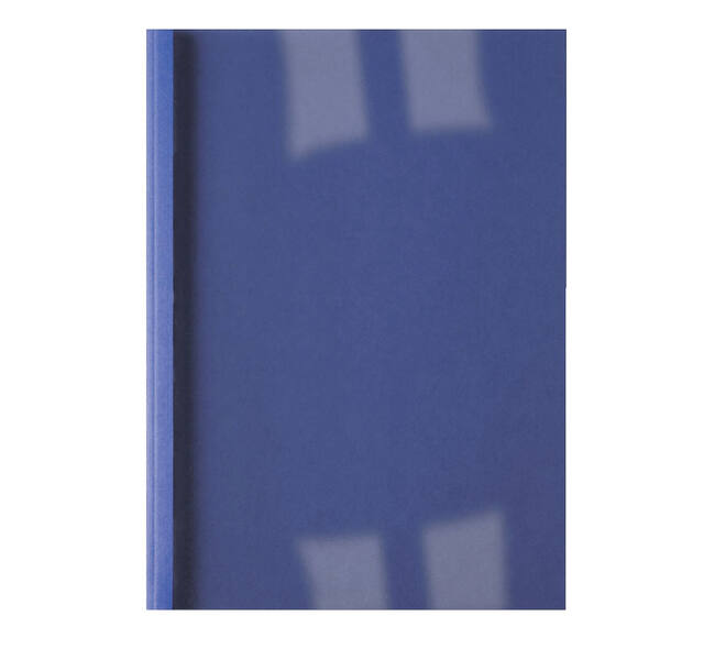 Thermische omslag GBC A4 3mm linnen donkerblauw 100 stuks