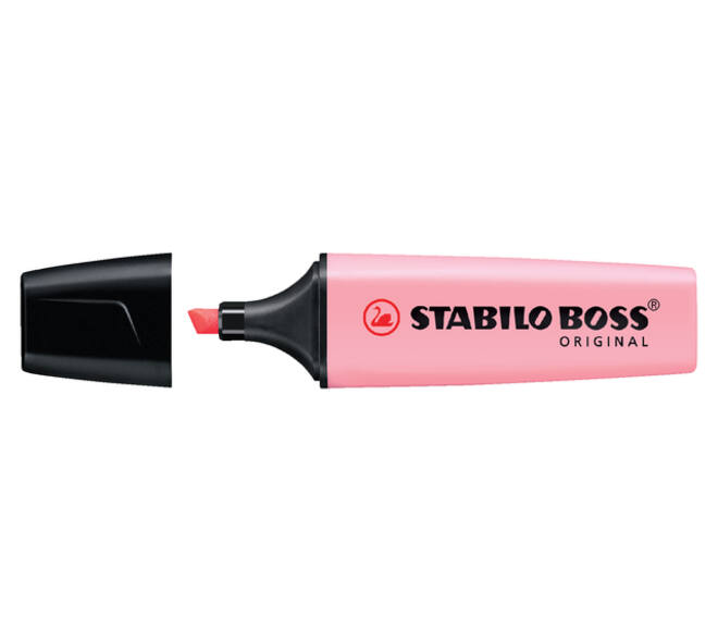 Markeerstift STABILO BOSS Original 70/4 pastel assorti etui à 4 stuks