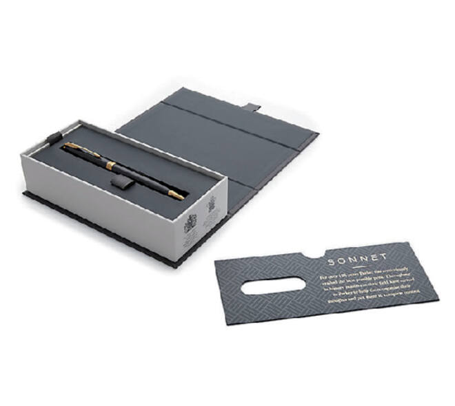 Balpen Parker Sonnet black lacquer GT medium