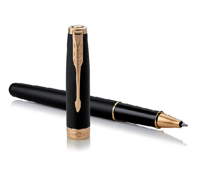 Rollerpen Parker Sonnet matte black GT fijn