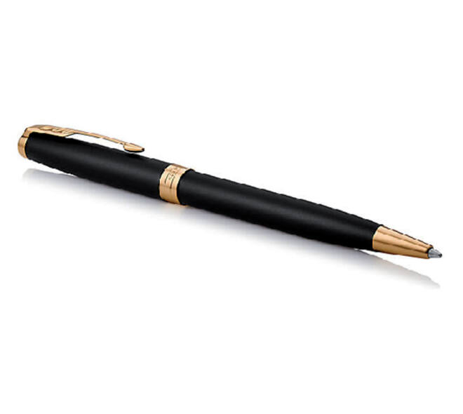 Balpen Parker Sonnet matte black lacquer GT medium
