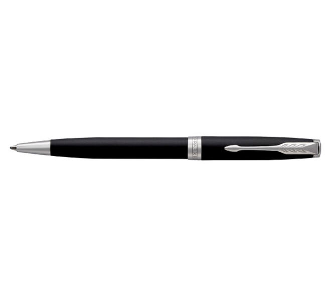 Balpen Parker Sonnet matte black lacquer CT medium