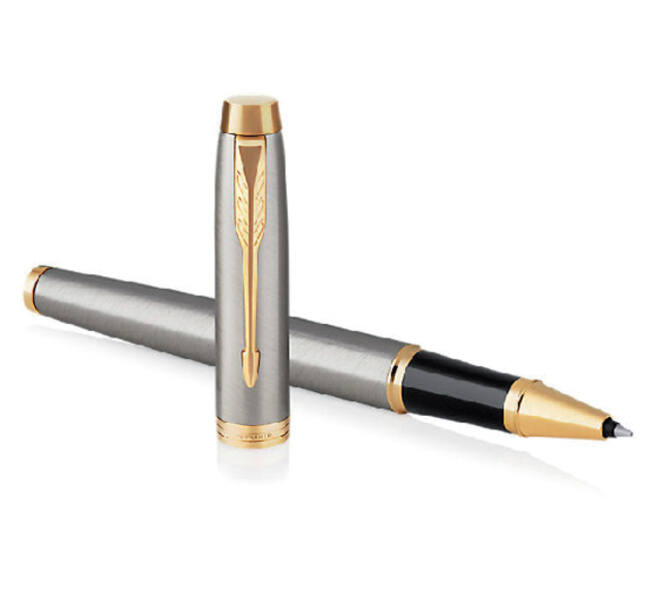 Rollerpen Parker IM brushed metal GT fijn