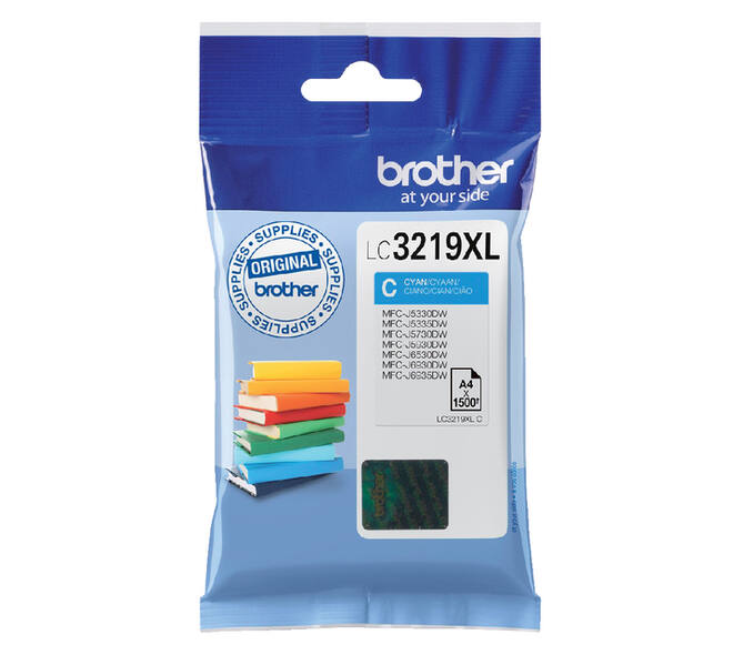 Inktcartridge Brother LC-3219XLC blauw