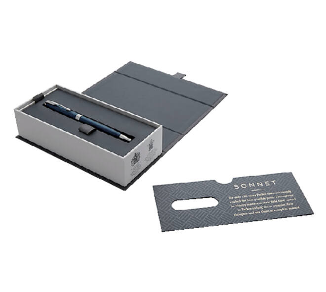 Balpen Parker Sonnet blue lacquer CT medium