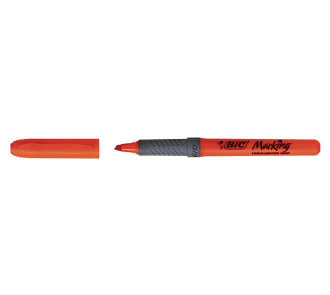 Markeerstift Bic brite liner grip oranje