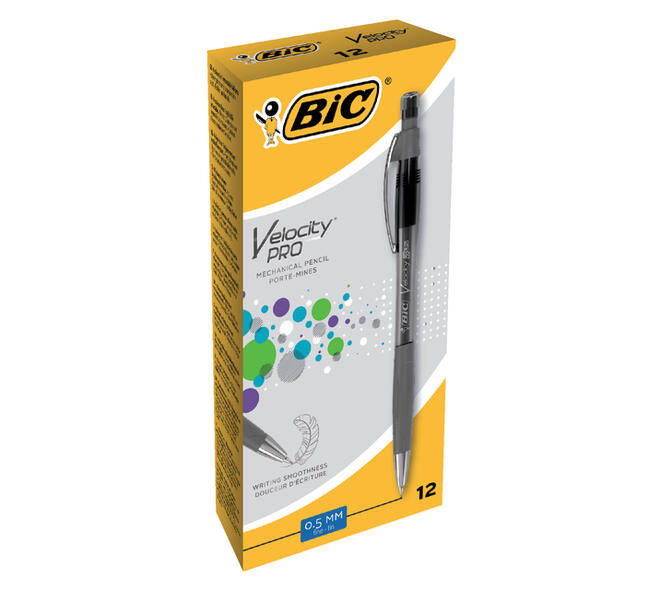 Vulpotlood Bic Velocity Pro HB 0.5mm grijs