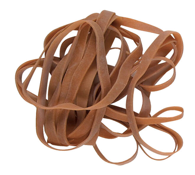 Elastiek Standard Rubber Bands 34 100x2.5mm 500gr 800 stuks bruin