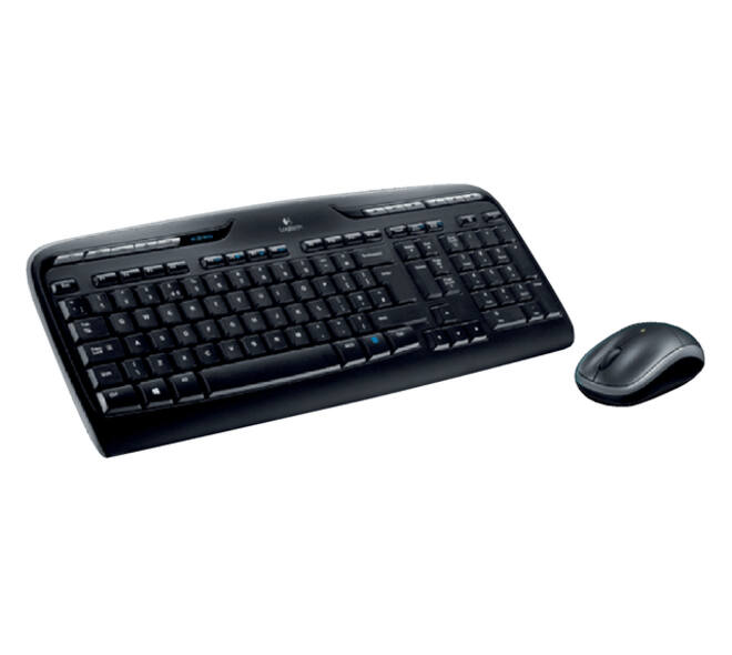 Toetsenbord- en muisset Logitech MK330 draadloos QWERTY zwart