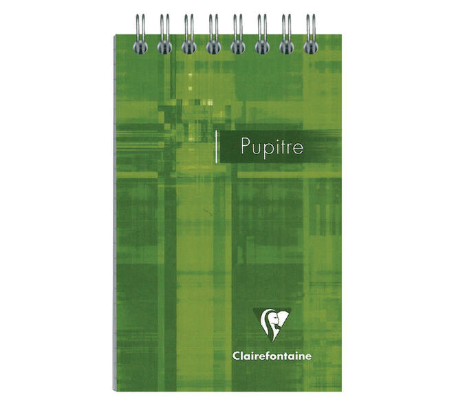 Notitieboek Clairefontaine Puptire 75x120mm spiraal lijn