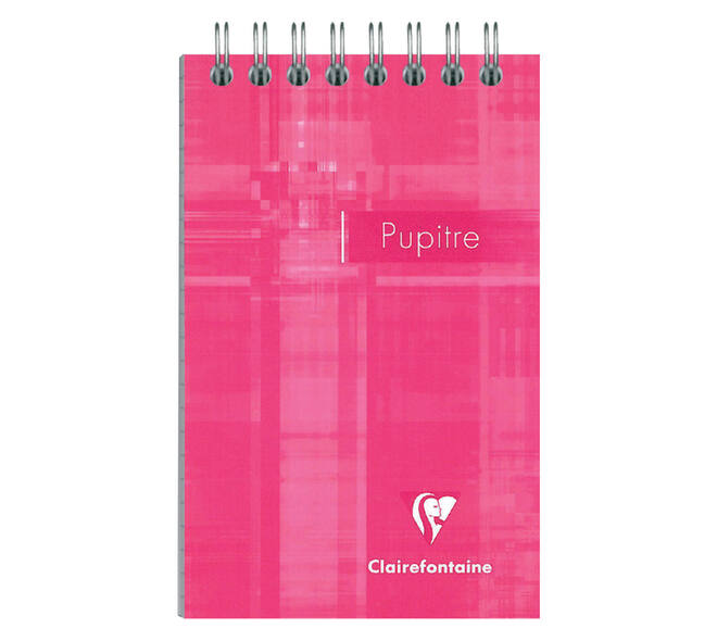Notitieboek Clairefontaine Puptire 75x120mm spiraal lijn