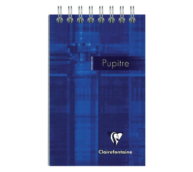 Notitieboek Clairefontaine Puptire 75x120mm spiraal lijn