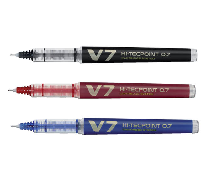 Rollerpen PILOT Begreen Hi-Tecpoint V7 medium blauw