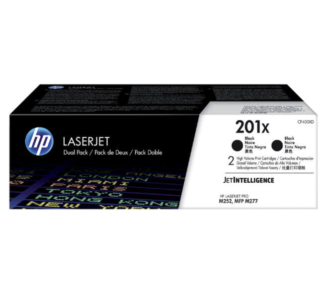 Tonercartridge HP CF400XD 201X zwart 2x