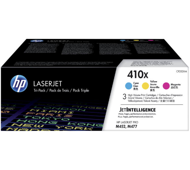 Tonercartridge HP CF252XM 410X 3 kleuren