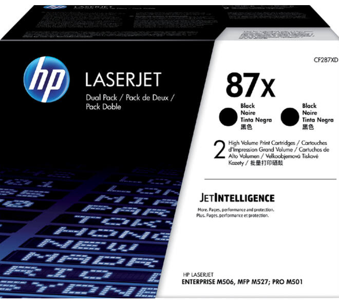 Tonercartridge HP CF287XD 87X zwart 2x