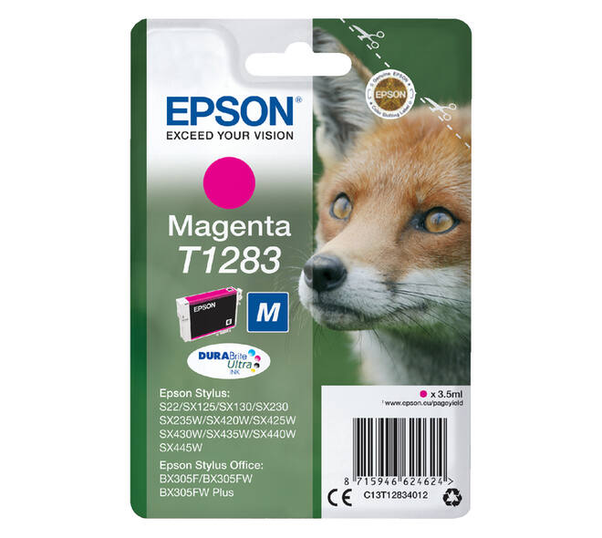 Inktcartridge Epson T1283 rood