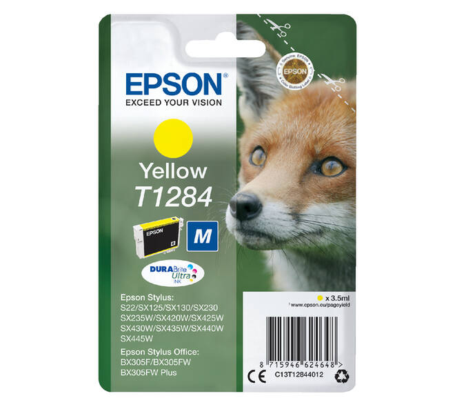 Inktcartridge Epson T1284 geel