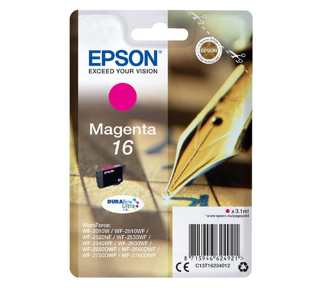 Inktcartridge Epson 16 T1623 rood