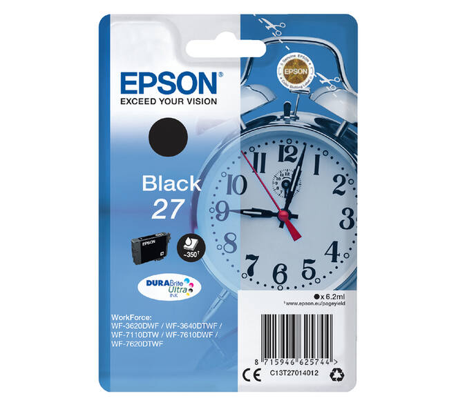 Inktcartridge Epson 27 T2701 zwart