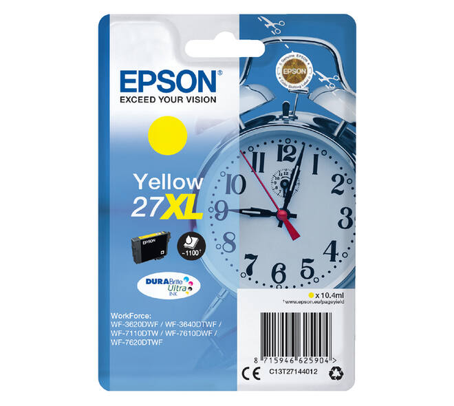 Inktcartridge Epson 27XL T2714 geel