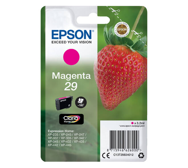 Inktcartridge Epson 29 T2983 rood