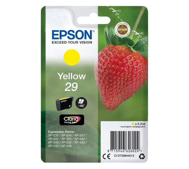Inktcartridge Epson 29 T2984 geel