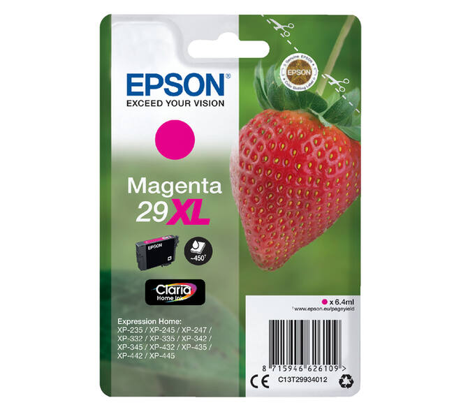Inktcartridge Epson 29XL T2993 rood