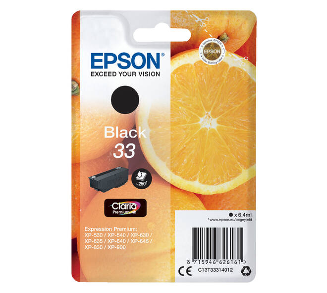 Inktcartridge Epson 33 T3331 zwart