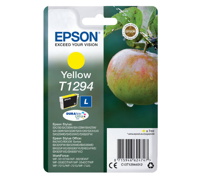 Inktcartridge Epson T1294 geel