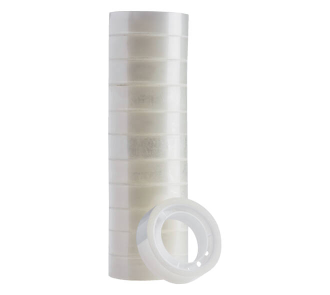 Plakband Quantore 12mmx10m transparant