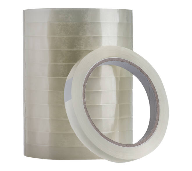 Plakband Quantore 12mmx66m transparant