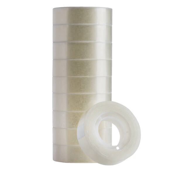 Plakband Quantore 15mmx33m transparant
