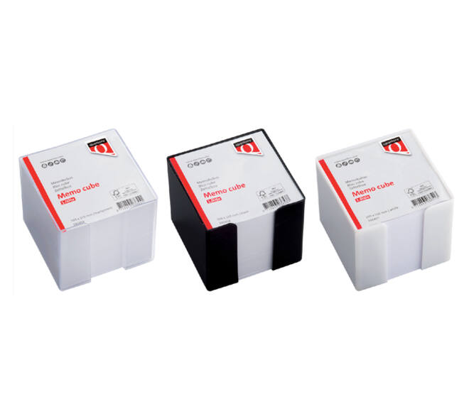 Memokubus Quantore 10x10x9cm wit met 900vel