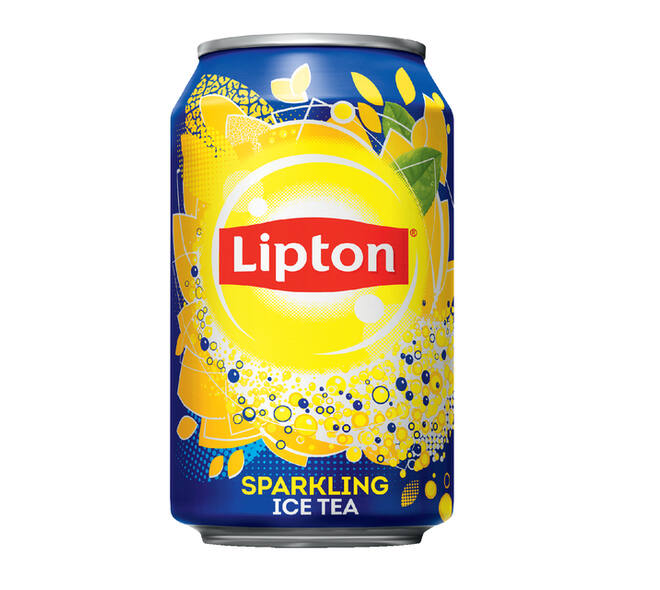 Frisdrank Lipton Ice Tea sparkling blik 330ml
