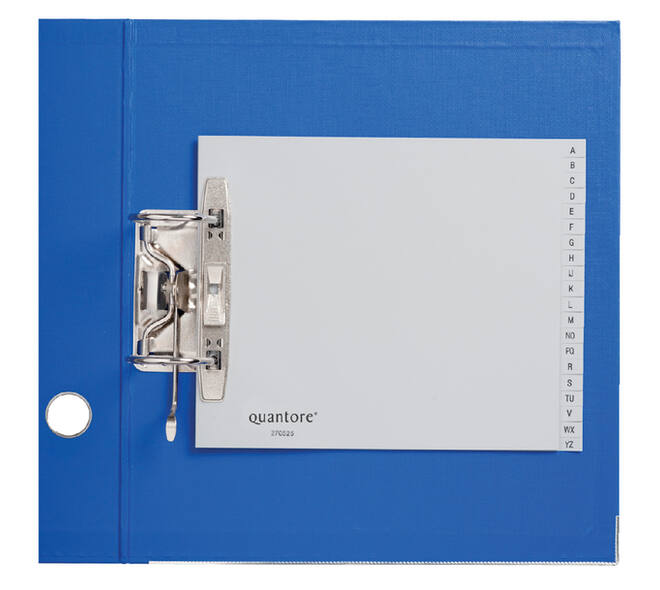 Ordner alfabet Quantore 2-gaats 18x22.5 PP grijs